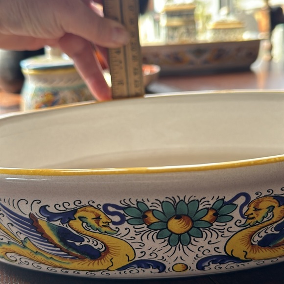 🇮🇹 Ceramica Nova Deruta Italian pottery. Decorated with decal and hand painted - Picture 11 of 15